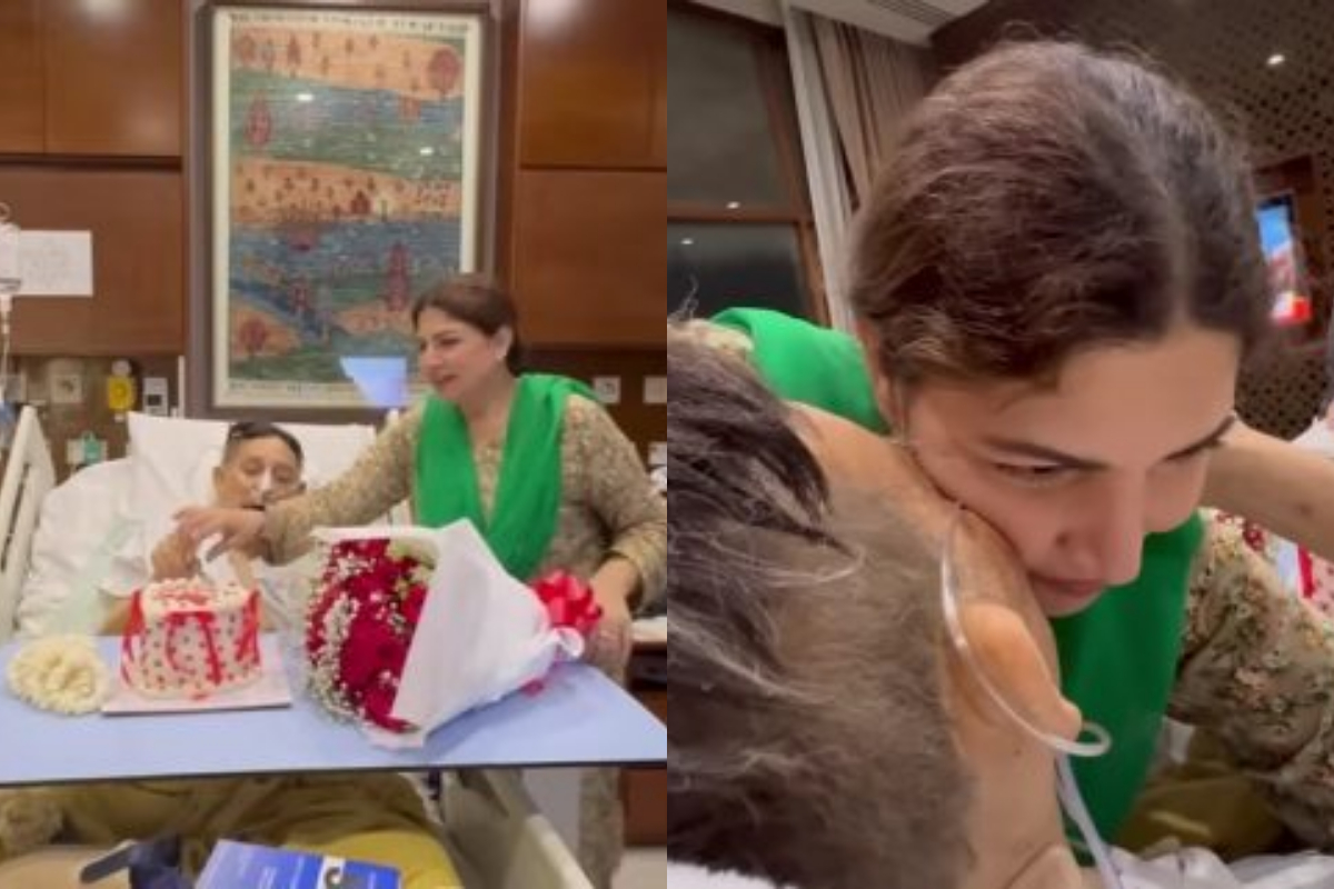Shagufta Ejaz celebrates wedding milestone with husband in hospital