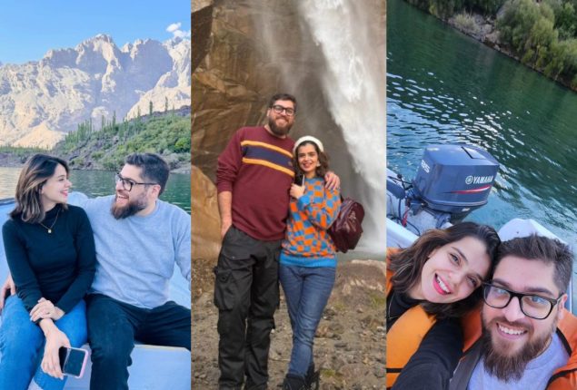 Srha Asgr exploring Skardu beauty with her husband