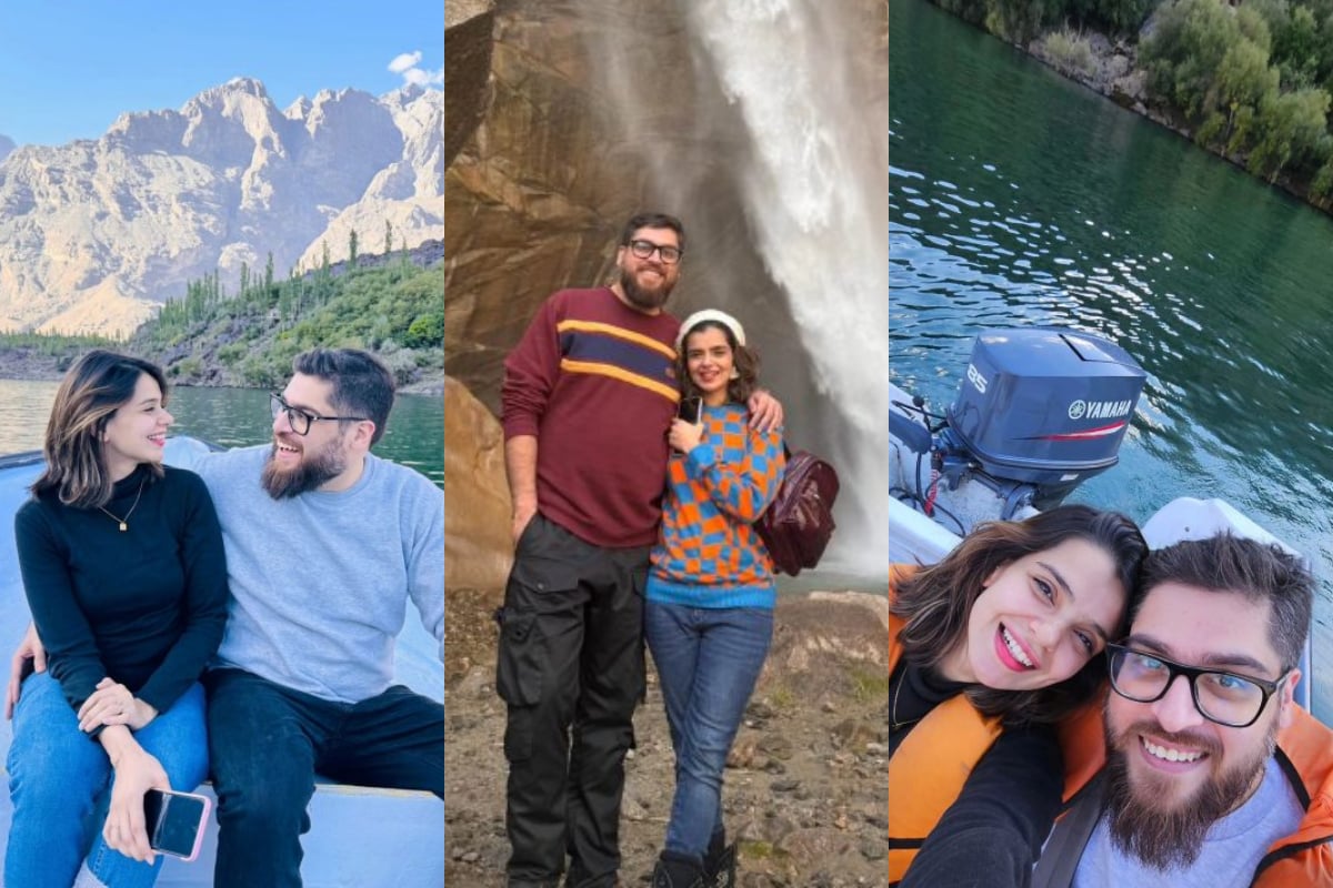 Srha Asgr exploring Skardu beauty with her husband