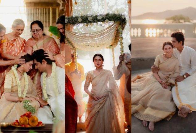 Heeramandi fame Aditi Rao weds in a private ceremony with actor Siddharth