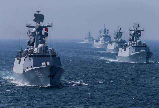 Chinese warships pass through strategic waters near Taiwan and Japan