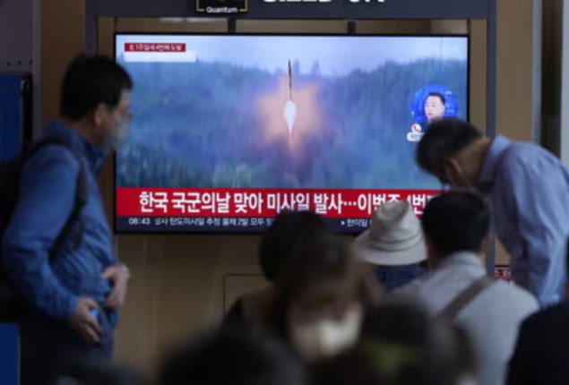 North Korea escalates tensions with second short-range missile launch