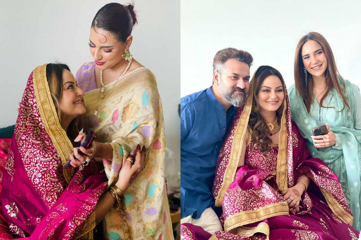 Juvaria Abbasi shared fairytale Nikkah pictures with her loved ones