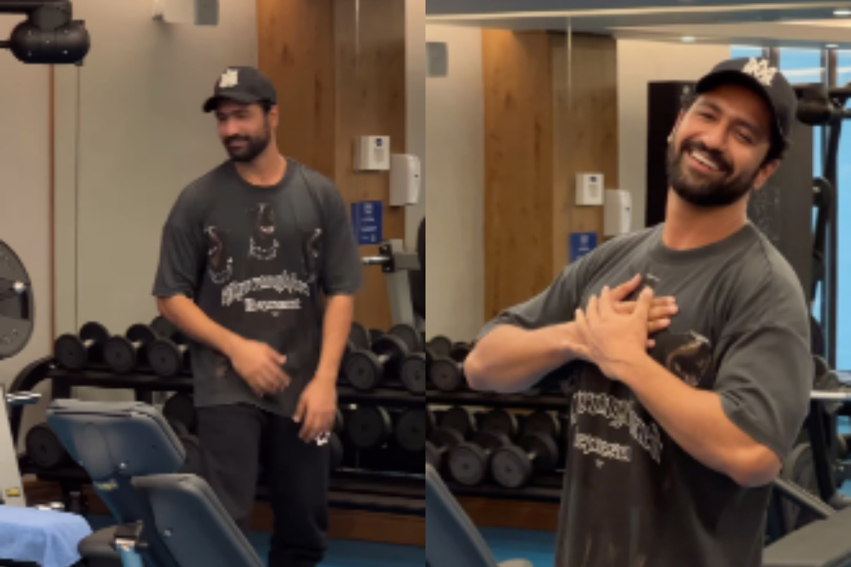 Vicky Kaushal gym dance video on “Dekha Tenu Pehli Pehli Baar” is best thing on internet today