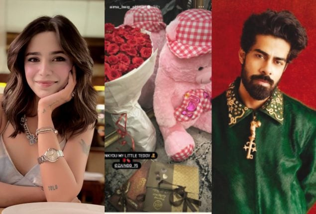 Aima Baig receives heartfelt gift from designer Zain Ahmad