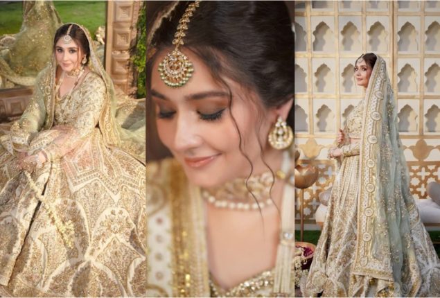 Watch: Durefishan Saleem glamorous bridal shoot video