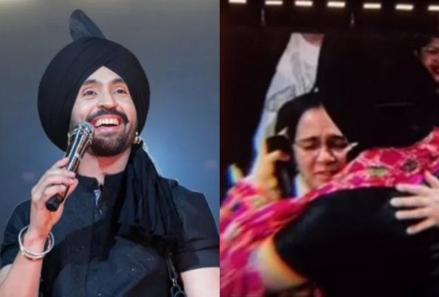 Diljit Dosanjh Shares Emotional Moment With Mother at Manchester Concert