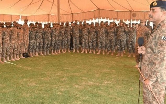 COAS Gen Munir vows to defeat terrorists, eliminate illegal activities