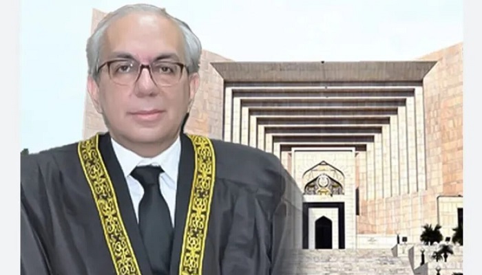 Justice Munib Akhtar withdraws from SC bench hearing review plea about Article 63-A