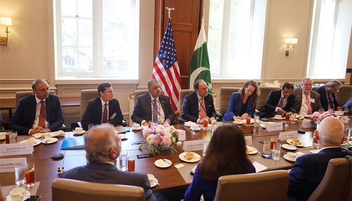 Aurangzeb invites US firms, investors to explore opportunities in Pakistan