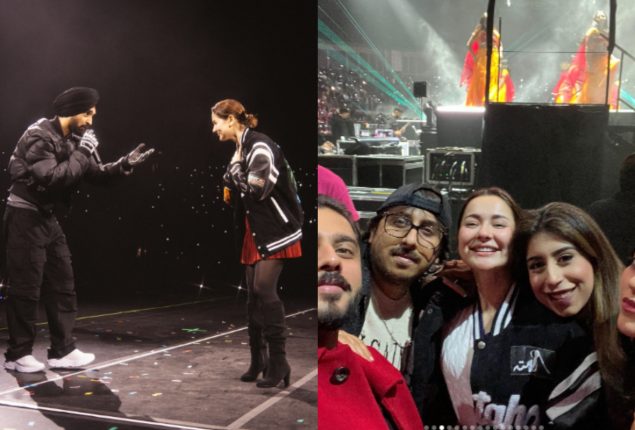 Hania Aamir Shares Unseen Moments from Diljit Dosanjh’s London Concert