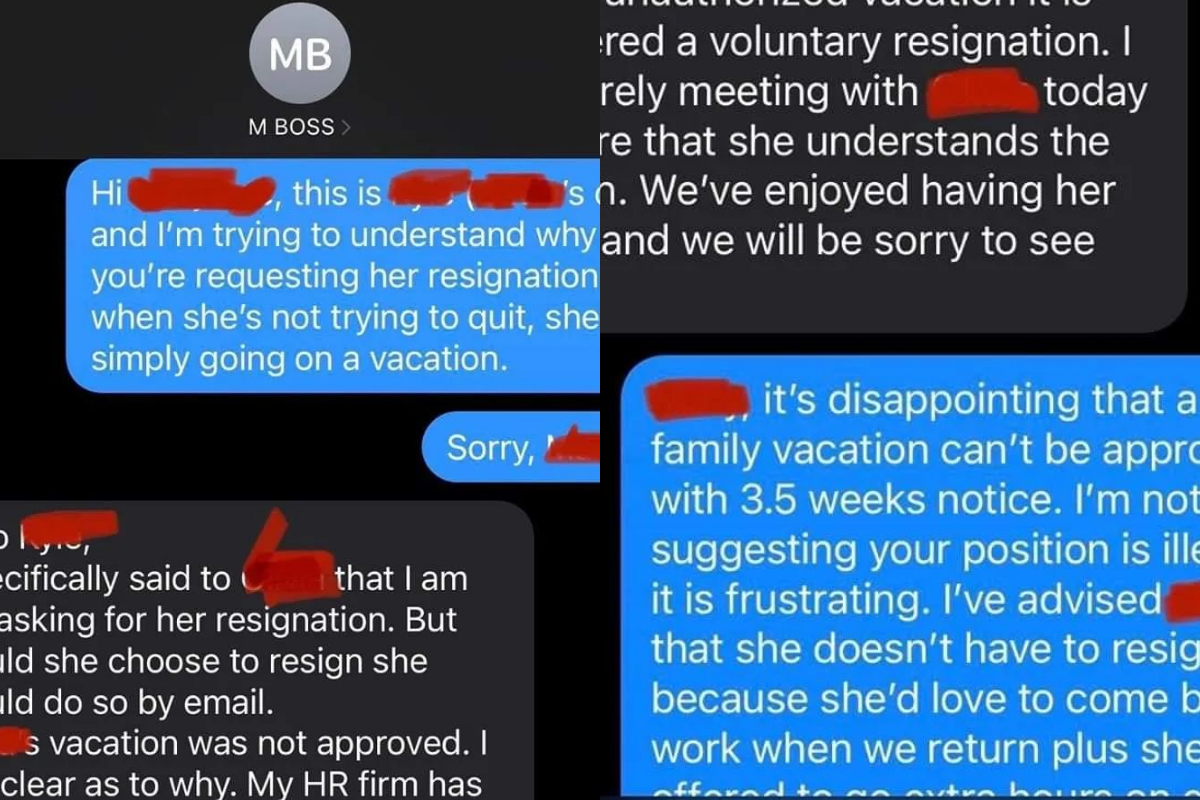 Man Messaging Daughter's Manager