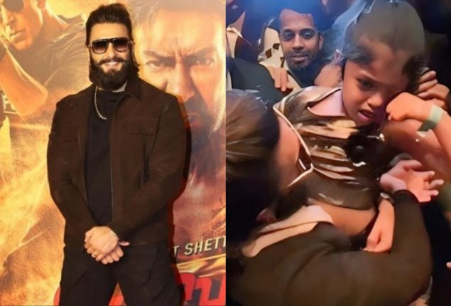 Ranveer Singh Saves Crying Young Child From Massive Crowd: Watch
