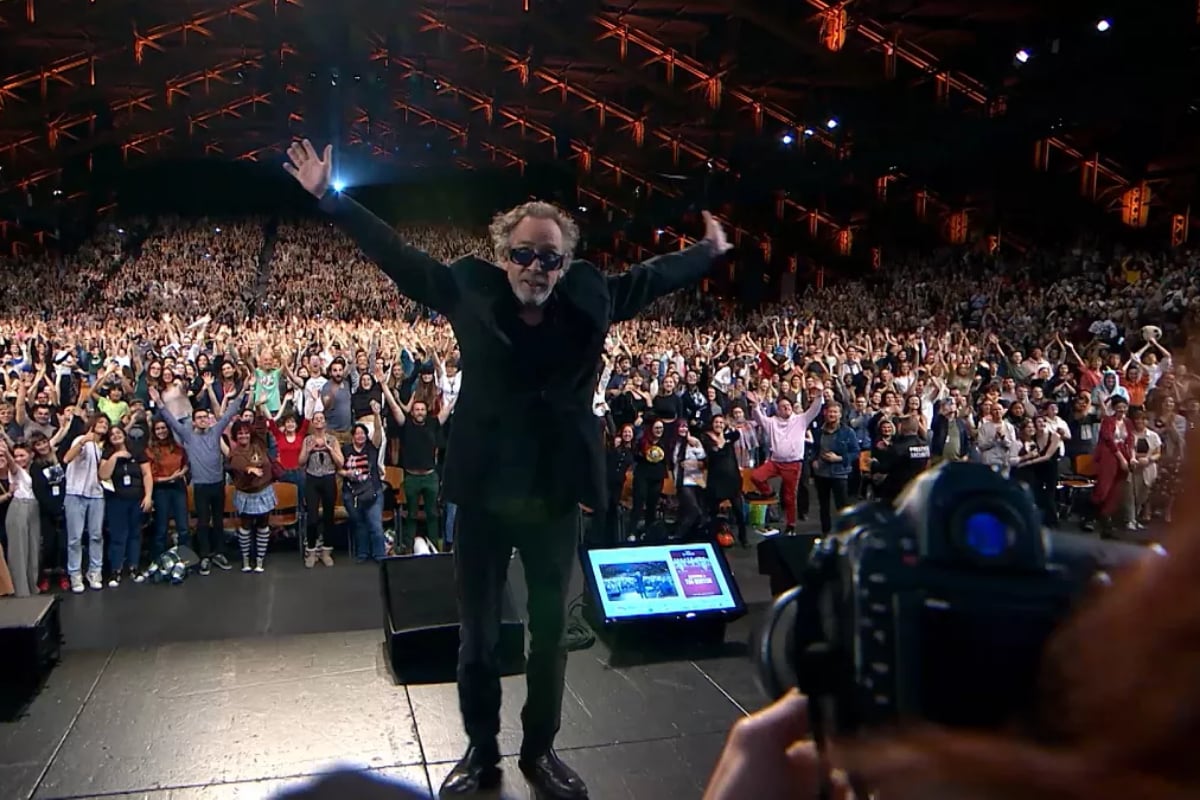 Tim Burton shocks fans with surprise appearance at France’s Lumiere Festival Tim Burton shocks fans with surprise appearance at France’s Lumiere Festival