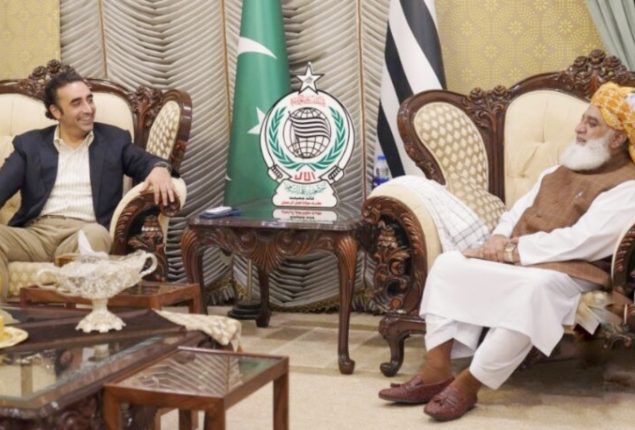 Bilawal, JUI-F chief discuss political situation