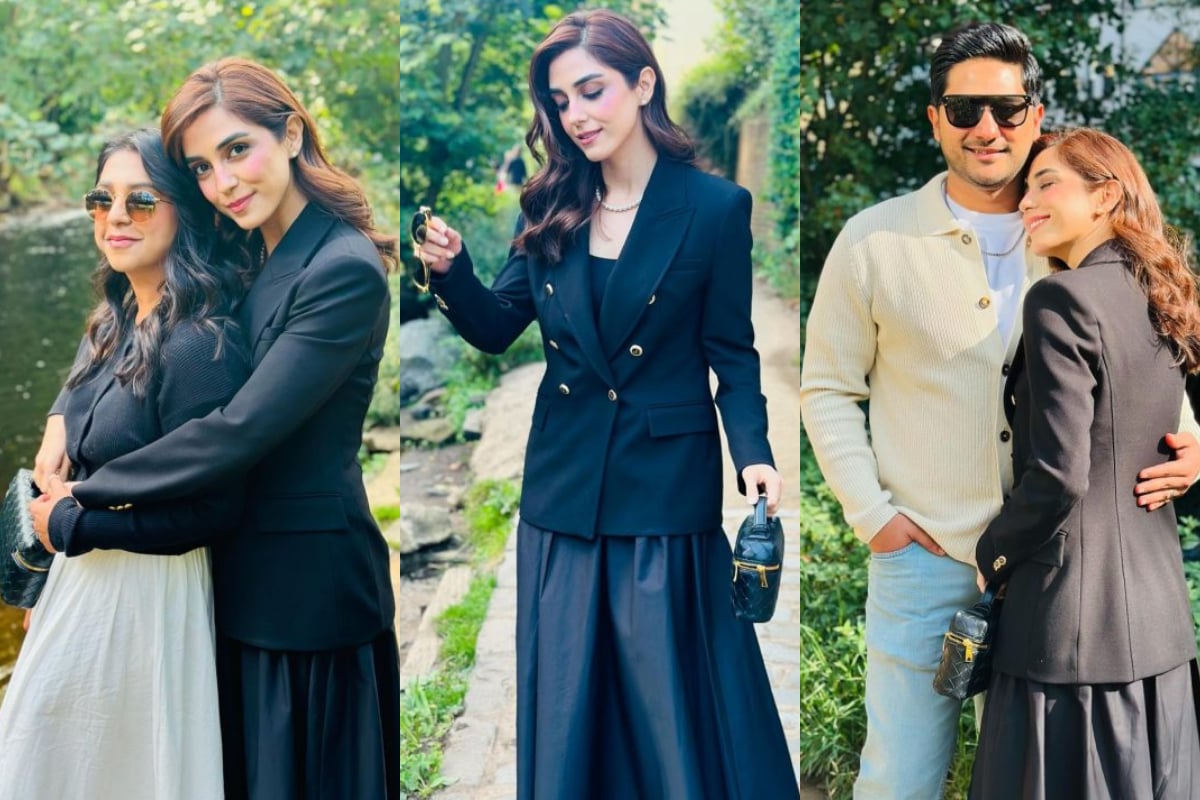 Maya Ali shared cherished family moments during her UK visit