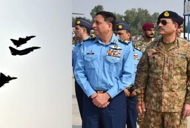 COAS visits PAF airbase to witness ‘Indus Shield-2024’