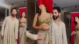 Shahid Kapoor and Mira Rajput showcase couple goals with their playful BTS bunter