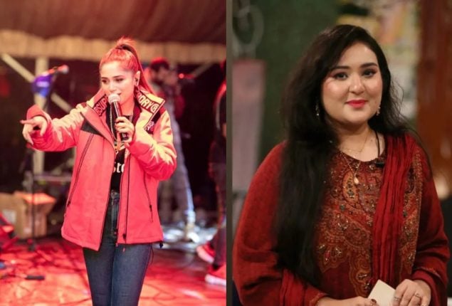 Aima Baig responds to Sara Raza's auto-tune song claim with a singing video
