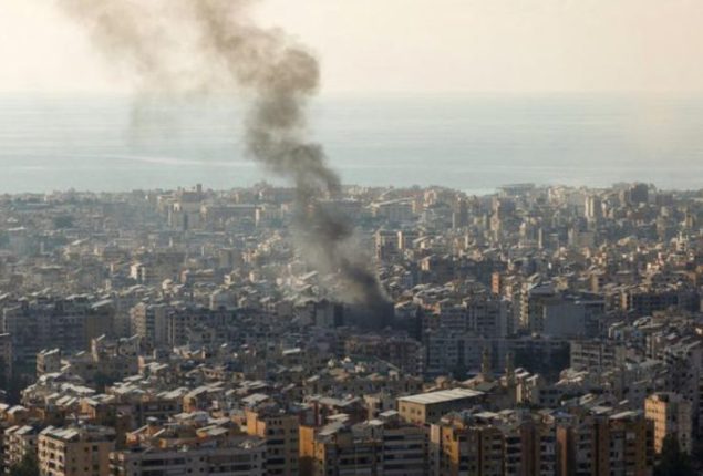 Hezbollah and Israeli soldiers clash close to Ramya village in Southern Lebanon