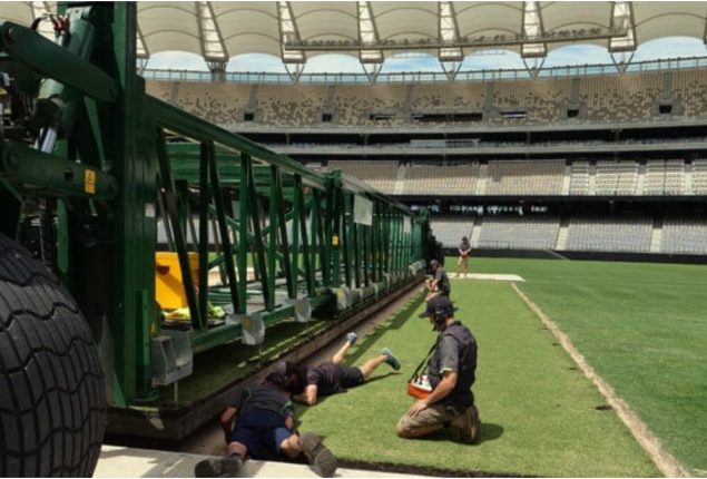 Perth Stadium’s Drop-In Pitch Ready for Pakistan-Australia Series