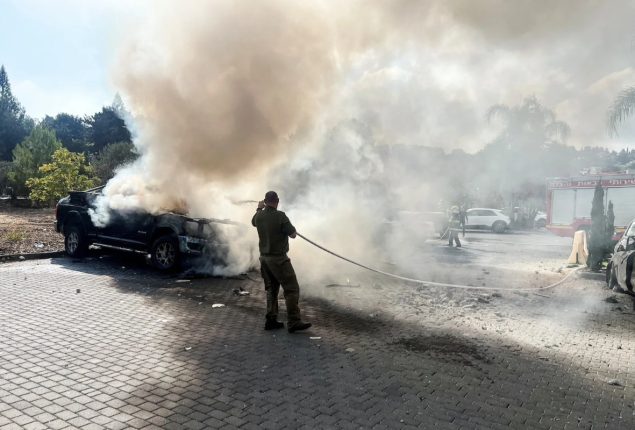 Hezbollah launches strikes against Israel on Gaza war anniversary