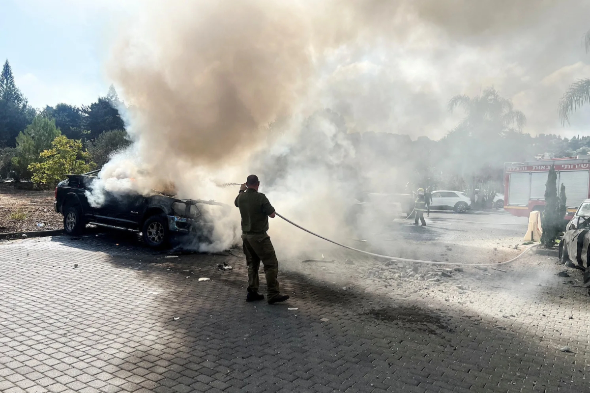 Hezbollah launches strikes against Israel on Gaza war anniversary