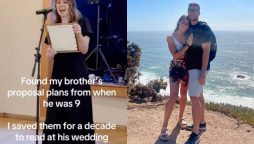 Groom’s sister go viral after she reveals brother’s proposal plans on his wedding day