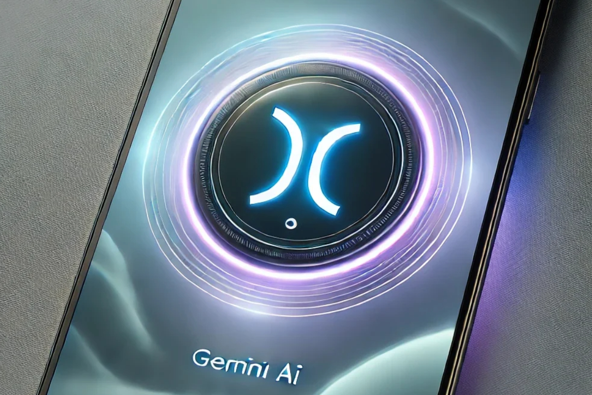 Google Gemini AI button