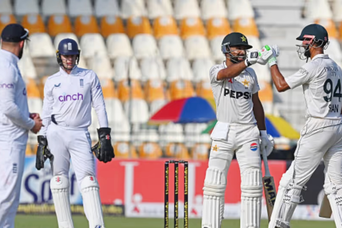 Pakistan day 1st test score