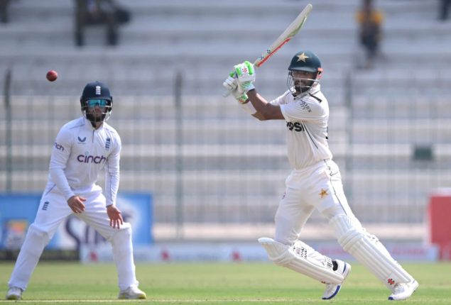 Shan Masood’s century leads Pakistan’s recovery in first Test against England