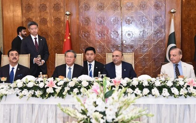 President Zardari hosts State luncheon in honour of Premier Li
