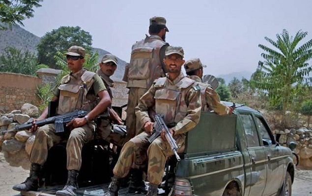 Four Khwarij terrorists killed in South Waziristan IBO