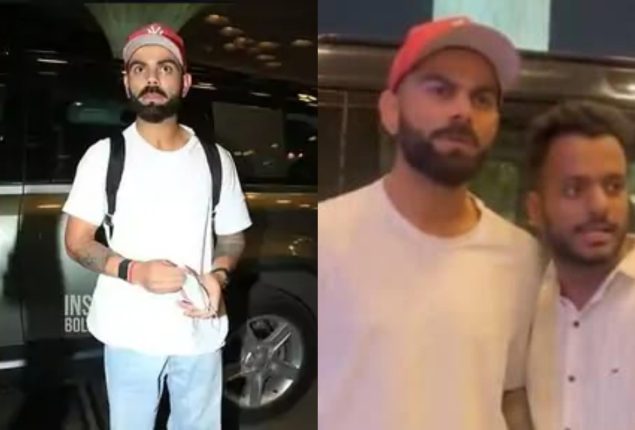 Virat Kohli’s video protecting his kids from Paparazzi at airport goes viral