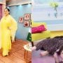 Mishi Khan fell of the chair during the live show goes viral, fans hilarious reaction