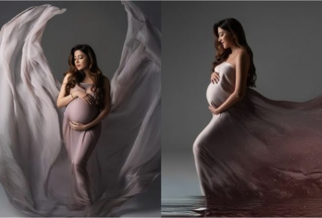 Aymen Saleem shares the good news with gorgeous pregnancy shoot