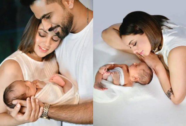 Maryam Noor introduces her newborn son with adorable photo-shoot
