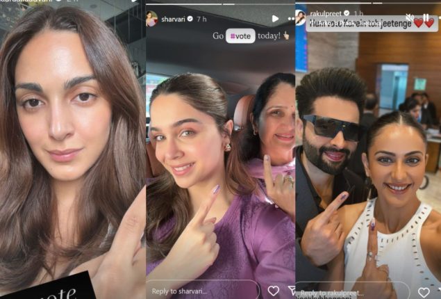 Bollywood Celebrities show off inked fingers after voting in Maharashtra elections 2024