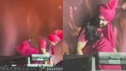 Diljit Dosanjh falls on stage during live concert; fans link it to his previous stumble