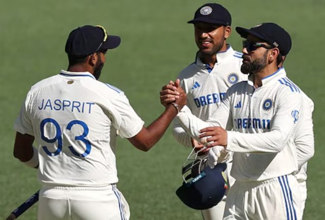 India defeats Australia by 295 runs in first test