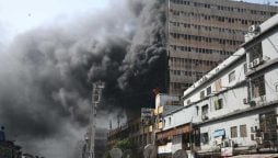 Fire erupted at Rimpa Plaza brought under control after intense efforts