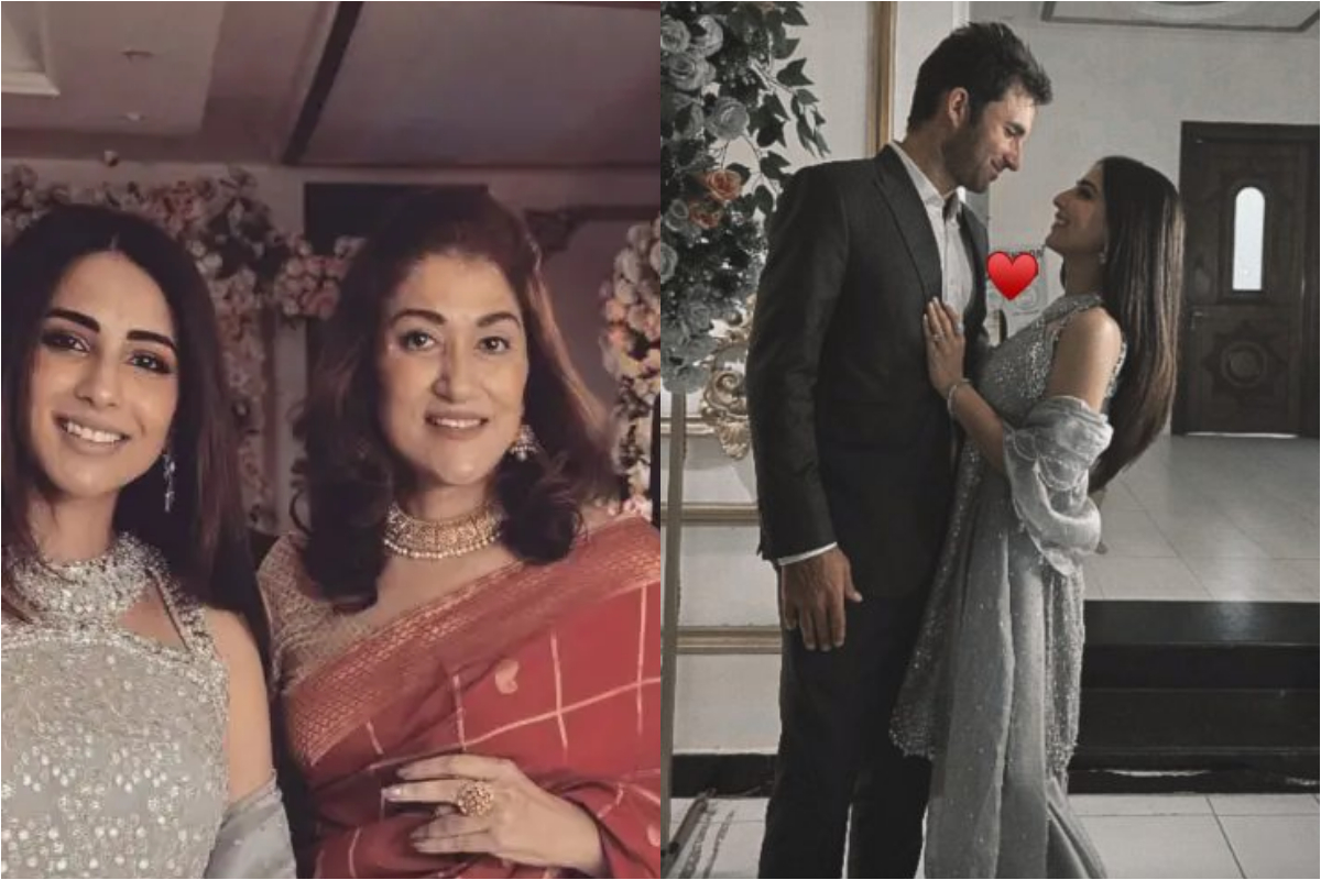 Ushna Shah shares heartwarming pictures from a family wedding