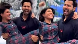 Varun Dhawan and Jacqueline Fernandez’s video goes viral on ‘Nain Matakka’