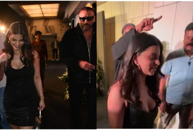 WATCH: Suhana Khan protected by Jackie Shroff after paparazzi incident