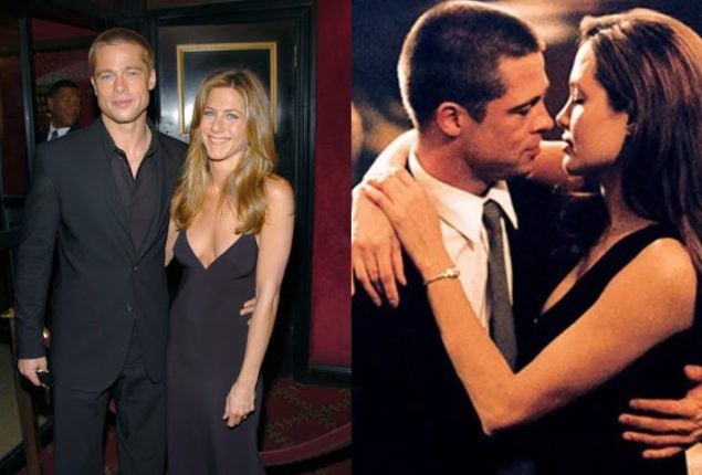 Brad Pitt confesses his attraction on Angelina Jolie while married to Jennifer Aniston