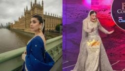 Watch: Urwa Hocane stumbles in middle of ramp walk
