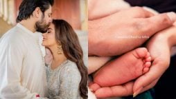 Hiba Bukhari and Arez Ahmed blessed with a baby girl, named her ‘AYNUR’