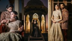 Sheheryar Munawar stuns in traditional barat photoshoot