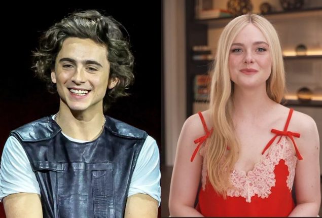 Timothée Chalamet, Elle Fanning recreate viral interview moment with hilarious twist
