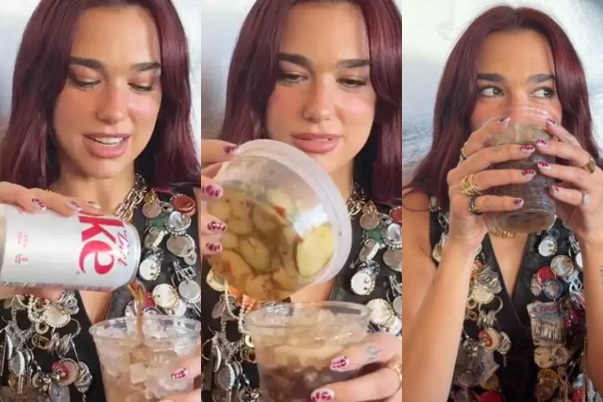 Dua Lipa’s pickle-infused soda drink goes viral, become latest internet’s obsession